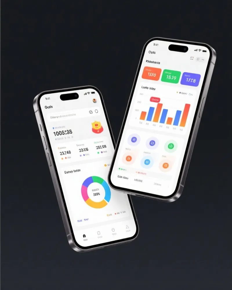 IDC彩票 APP 界面展示